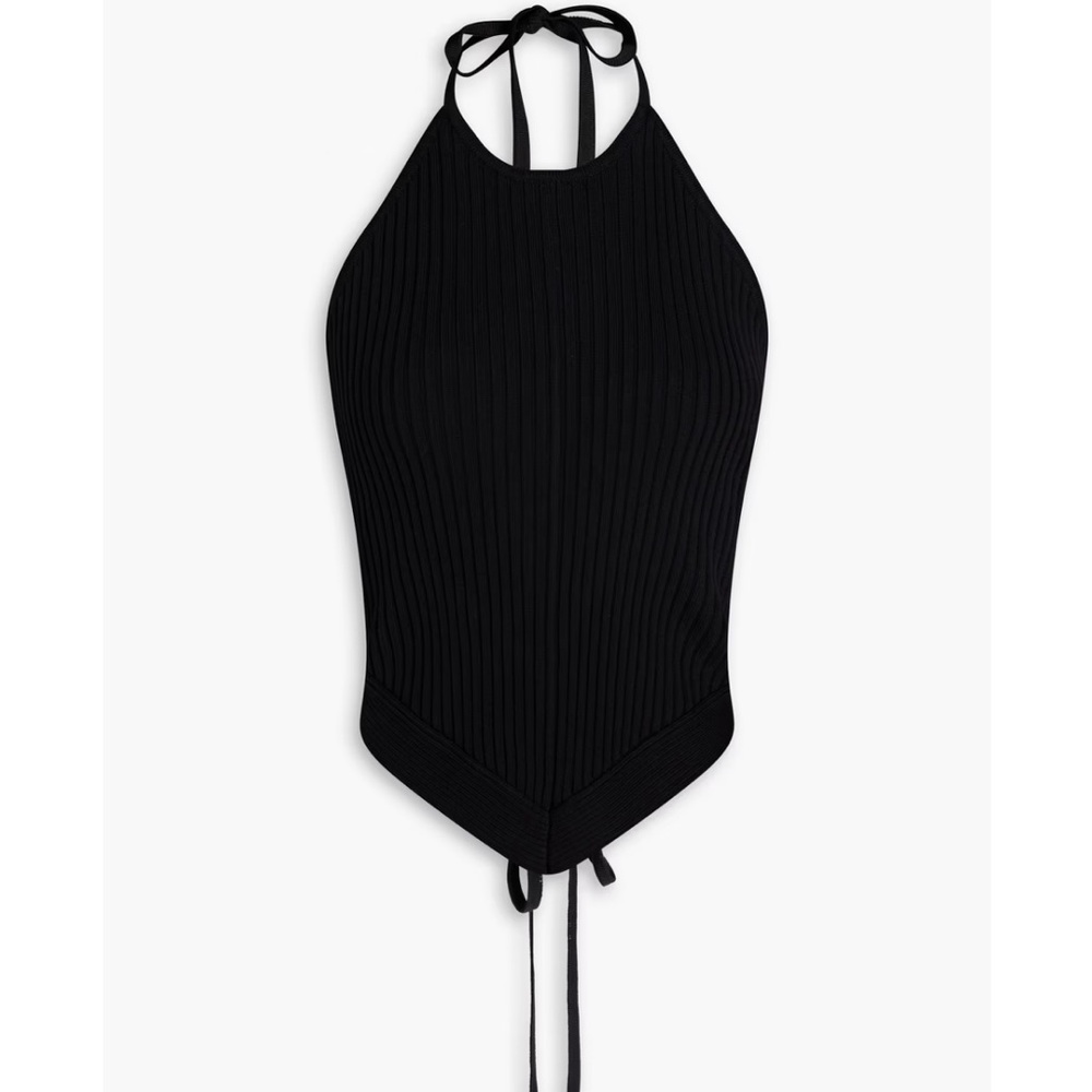 Ganni Knit Halter Neck Top